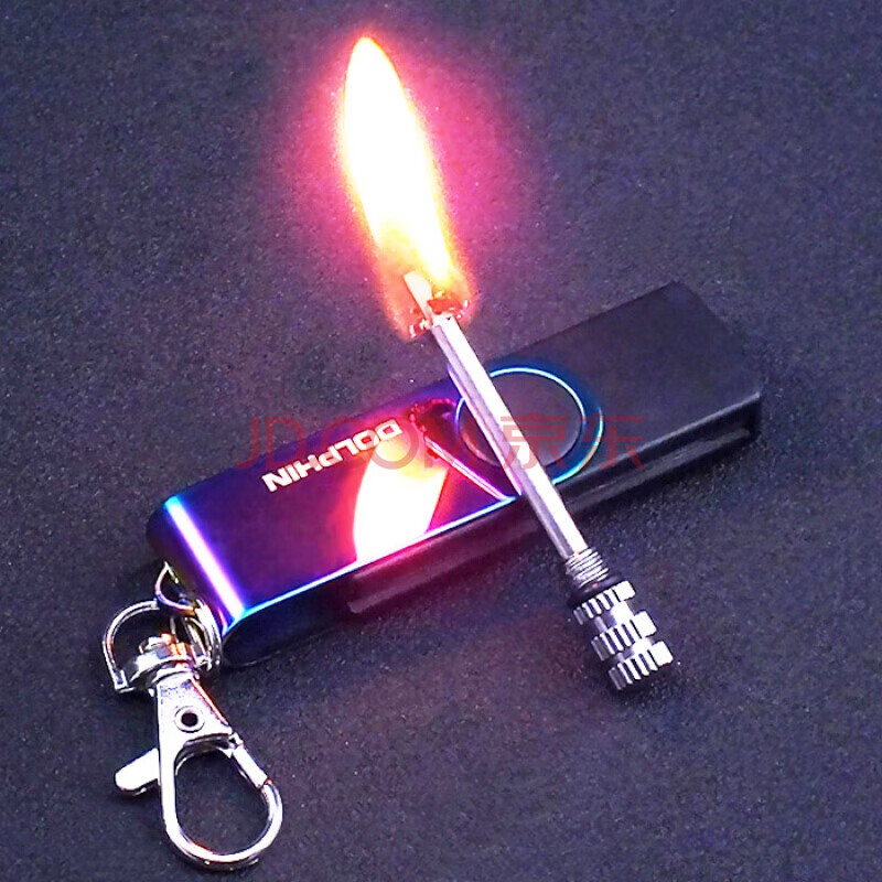 便携式防水万次火柴 送:煤油 可挂钥匙扣煤油打火机点烟器