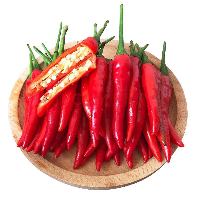 新鲜小米辣椒朝天椒农家自种现摘红辣椒指天椒 1斤