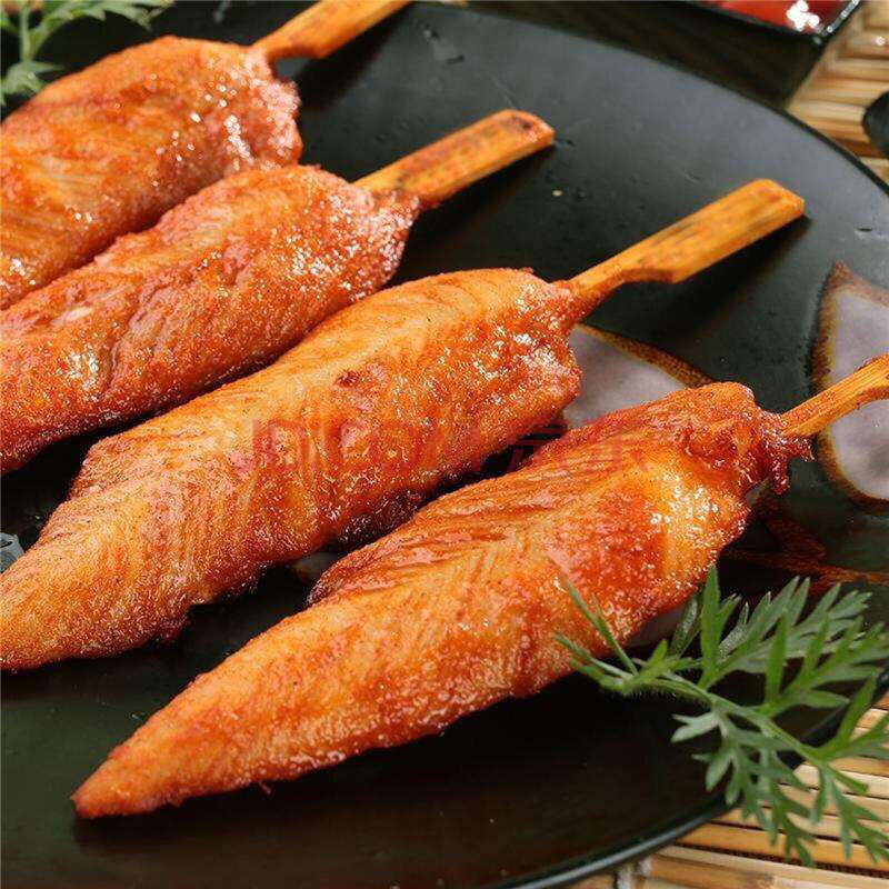 无骨川香鸡柳鸡肉串1000克/包20串左右油炸小吃烧烤鸡柳 鸡柳1包十胜