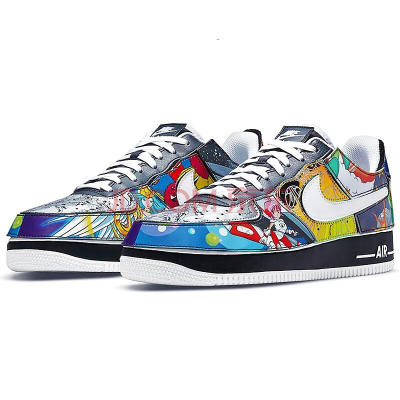 nike耐克男女鞋 air force 1 af1 空军一号 二次元 可拆卸魔术贴低帮