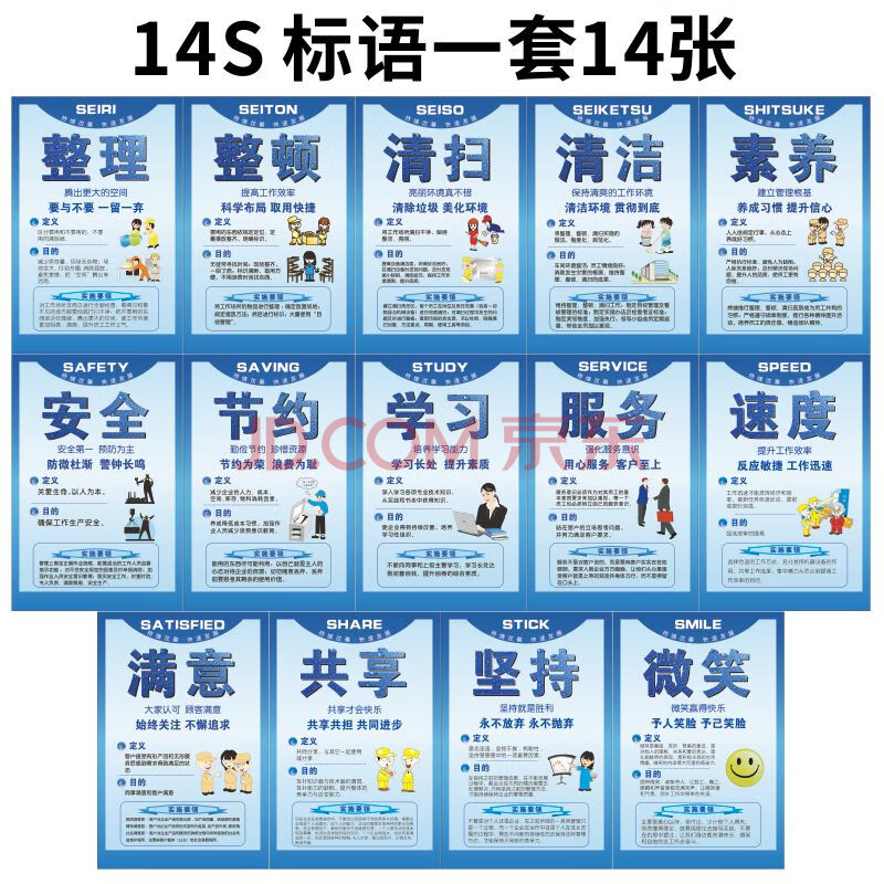 牌 企业文化墙贴生产车间管理看板 员工励志办公室工厂kt板挂图广告牌