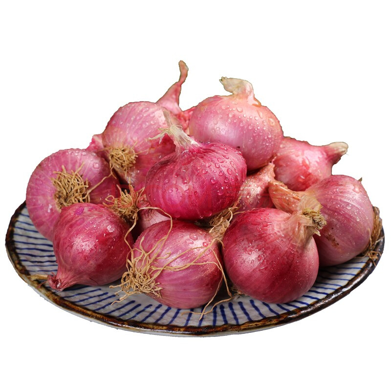 迷你洋葱 紫皮小头珍珠洋葱 时鲜蔬菜西餐配菜 500g