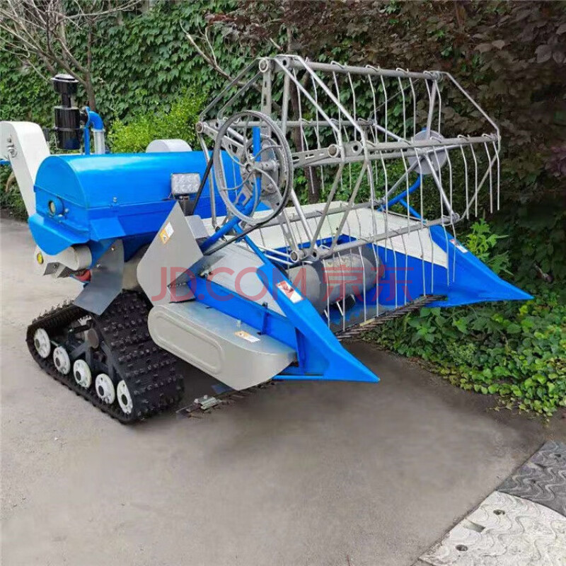 轻便小巧型泥田稻谷收割机 履带小型水稻联合收割机 套种割麦机 手扶