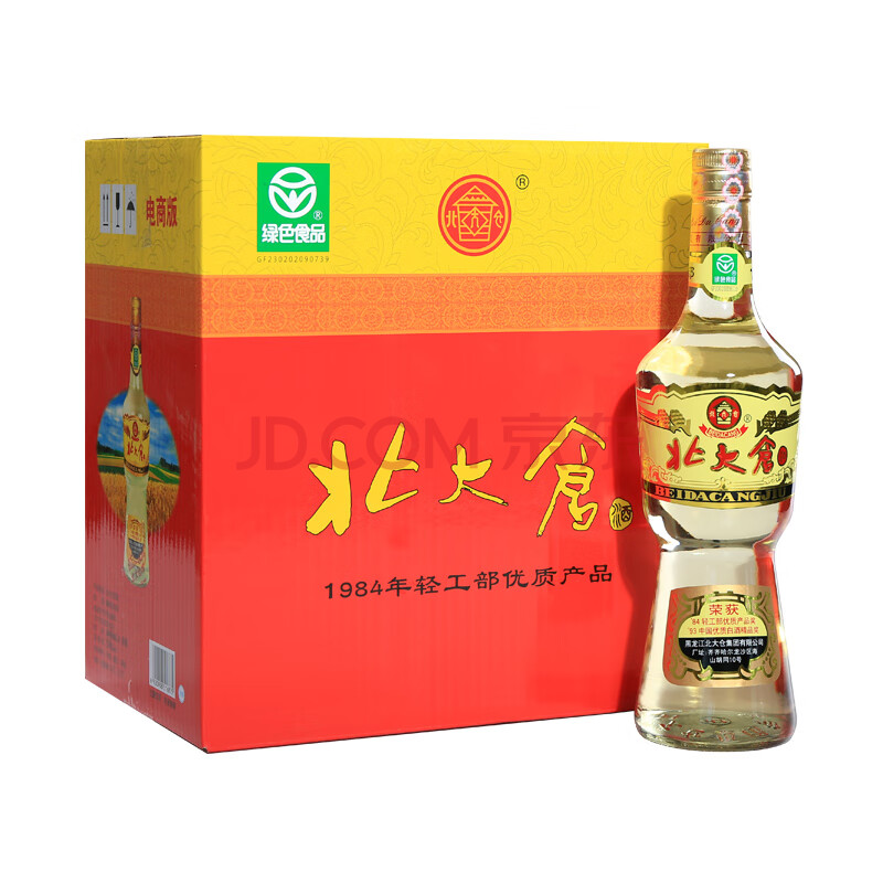 《【京东自营】北大仓 部优 50度 440ML*6瓶 189元（双重优惠）》