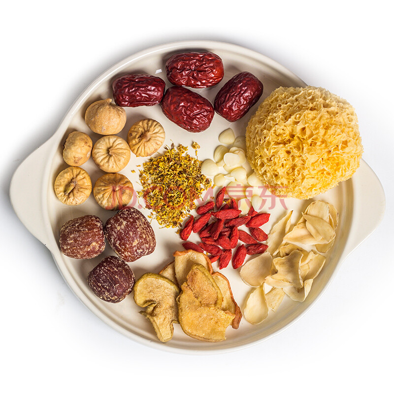 芙蓉嫂杏仁无花果雪梨银耳羹煲汤糖水材料包滋补食疗养生炖品食材120g