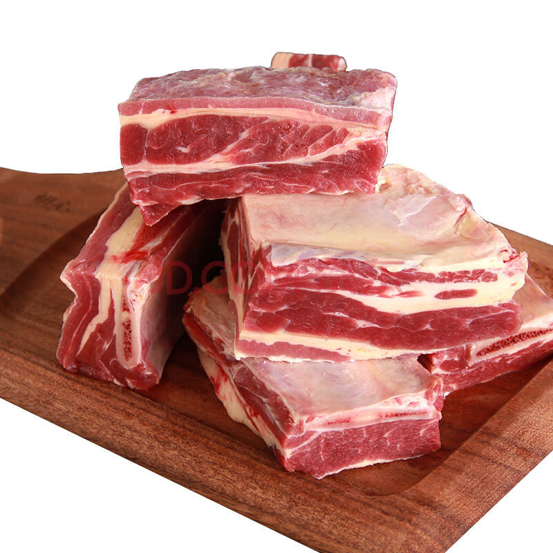 内蒙古4斤牛寸排肋排正宗原切黄牛排骨2斤多肉牛排骨批发肋排切好