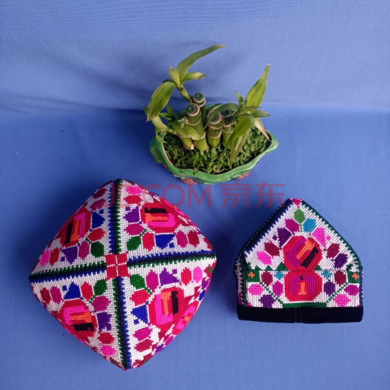 心墨染新品维吾尔族帽子新疆女帽,手工新疆美女舞帽,美女舞帽,手工帽