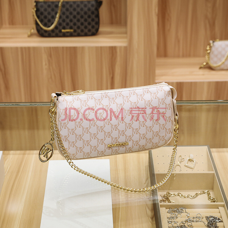 香港潮牌白色海岸 腋下小包包女夏季2021新款百搭单肩斜挎包夏季 白色