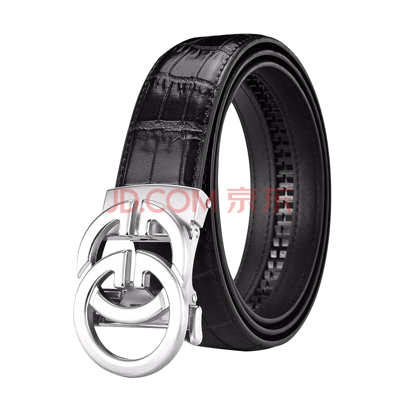 

chuentye end belt men's crocodile belly pattern top layer cowhide leather automatic belt 520 valentine's day gift for boyfriend brown gold buckle