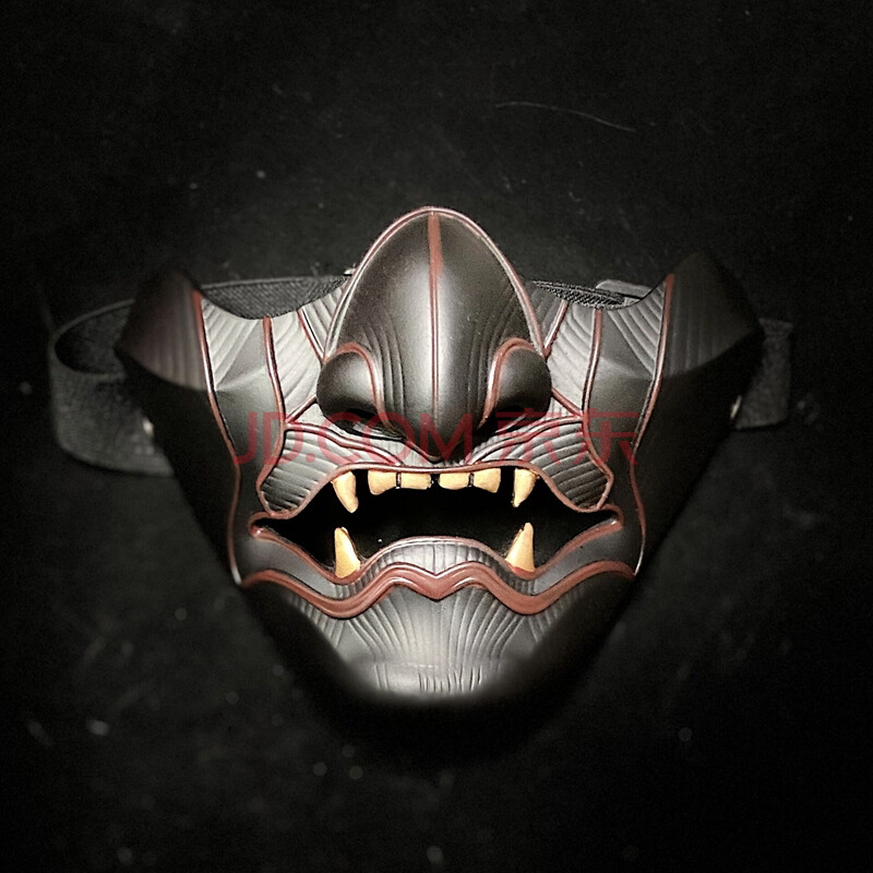 般若面具 对马岛之魂面具般若鬼半脸游戏周边日本武士二次元cos 对