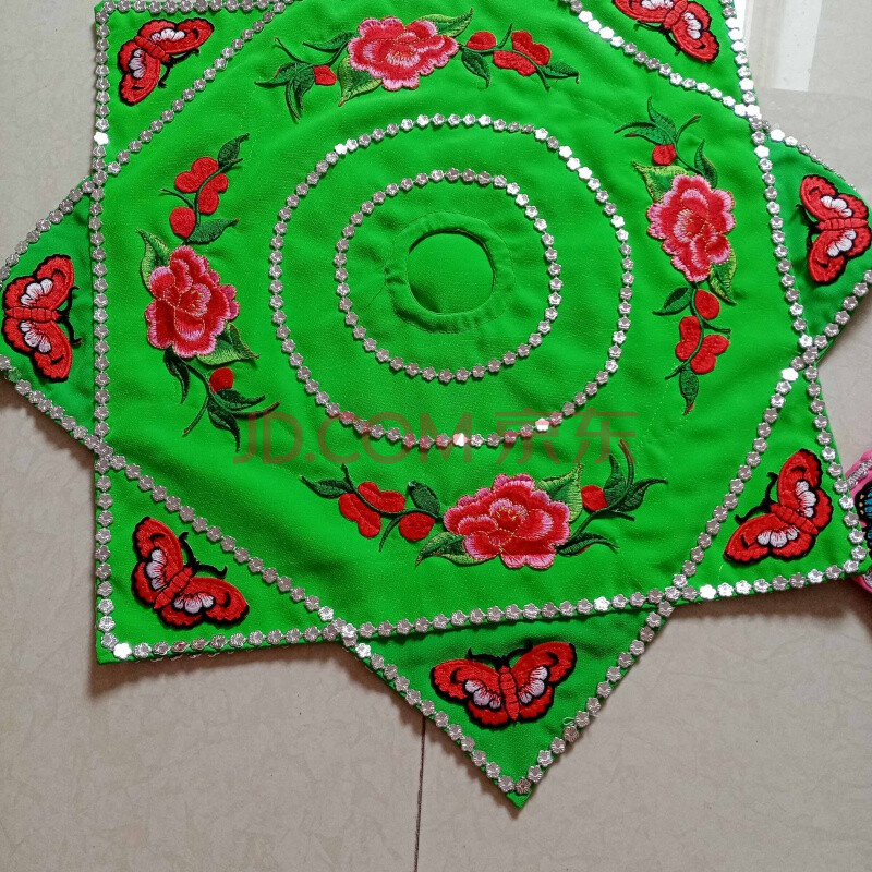 卡若登新品二人转手绢新款秧歌用品东北二人转大秧歌手绢转巾麻纱面料