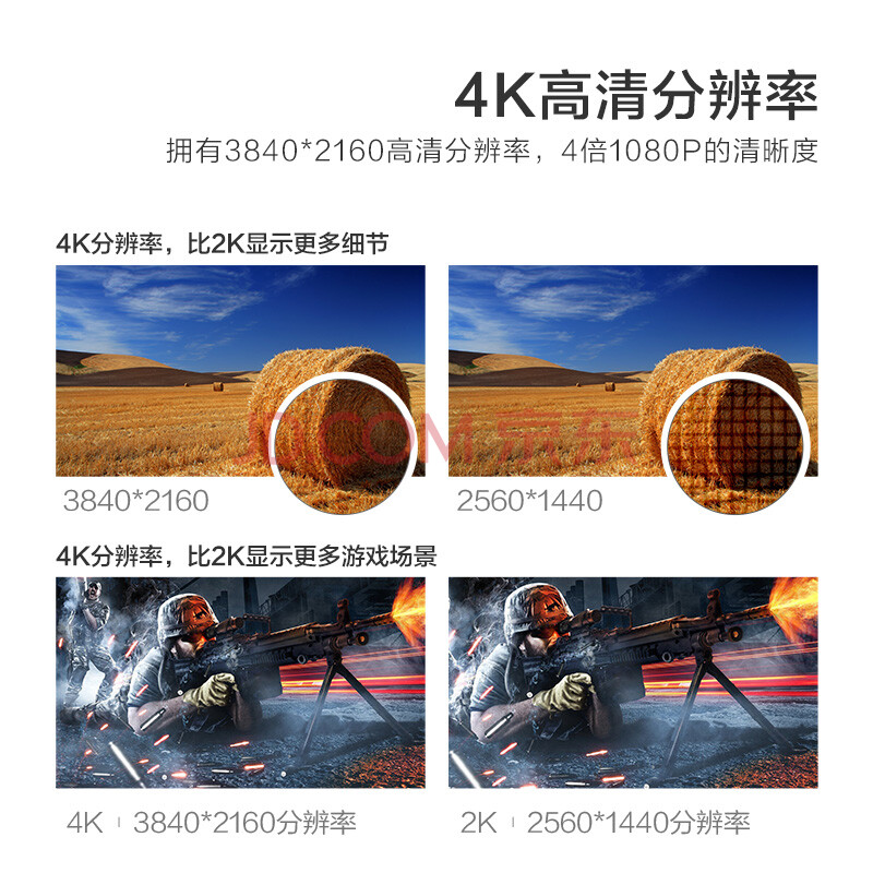HKC 31.5英寸4k显示器T3252U真的配置好？功能优缺点实测 对比评测 第3张