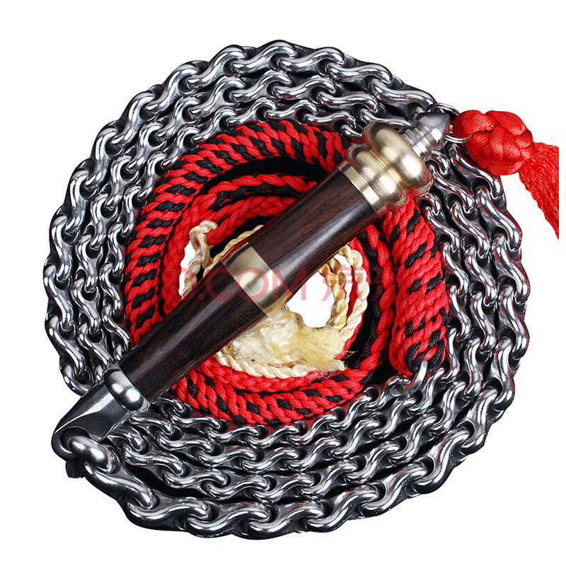 304不锈钢龙骨鞭不锈钢鞭 鞭子响鞭健身甩鞭初学螺母鞭花鞭麒麟鞭 2.