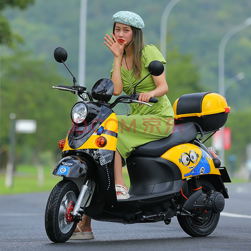 奇昂2021新款小型龟王电动车60v学生小绵羊电瓶车72v爬坡王摩托车 网