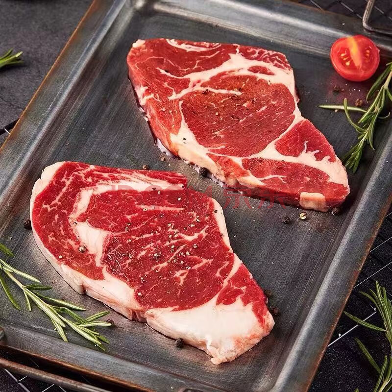 苏食生鲜 新西兰安格斯ps级西冷眼肉牛排原切0添加 草饲牛肉生鲜新鲜