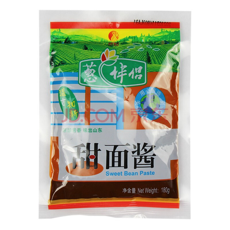 欣和葱伴侣甜面酱180克 烤鸭煎饼卷大葱炸酱面蘸酱炒菜豆瓣酱