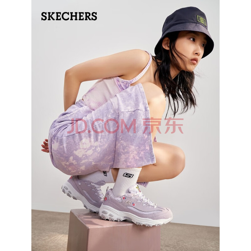 Skechers 斯凯奇 D’LITES系列 花朵刺绣 女式休闲运动鞋 11977 Plus会员折后￥247.05 四色可选