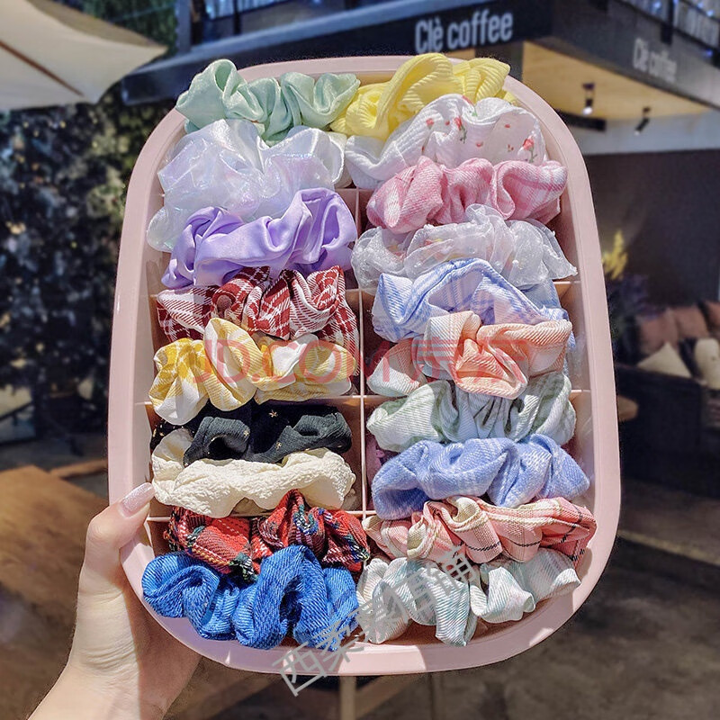 韩国大肠发圈ins星野头绳20个校园风可爱头绳女少女日系简约网红 1#20