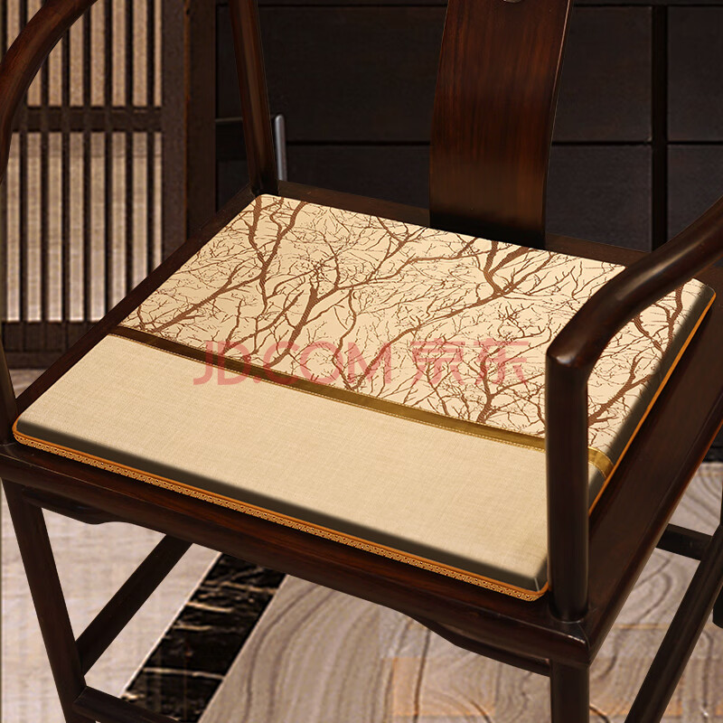 锦绣晴现代中式实木红木椅子沙发垫坐垫新中式家具椅垫子圈椅太师椅