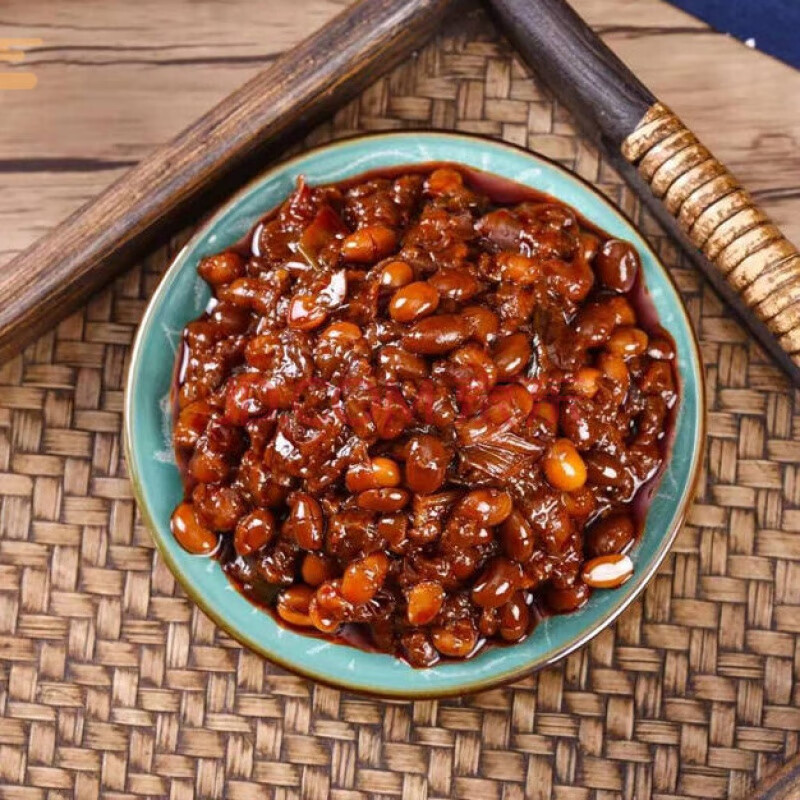 河南特产西瓜酱豆农家自制手工原味五香微辣西瓜酱豆子黄豆酱 原味