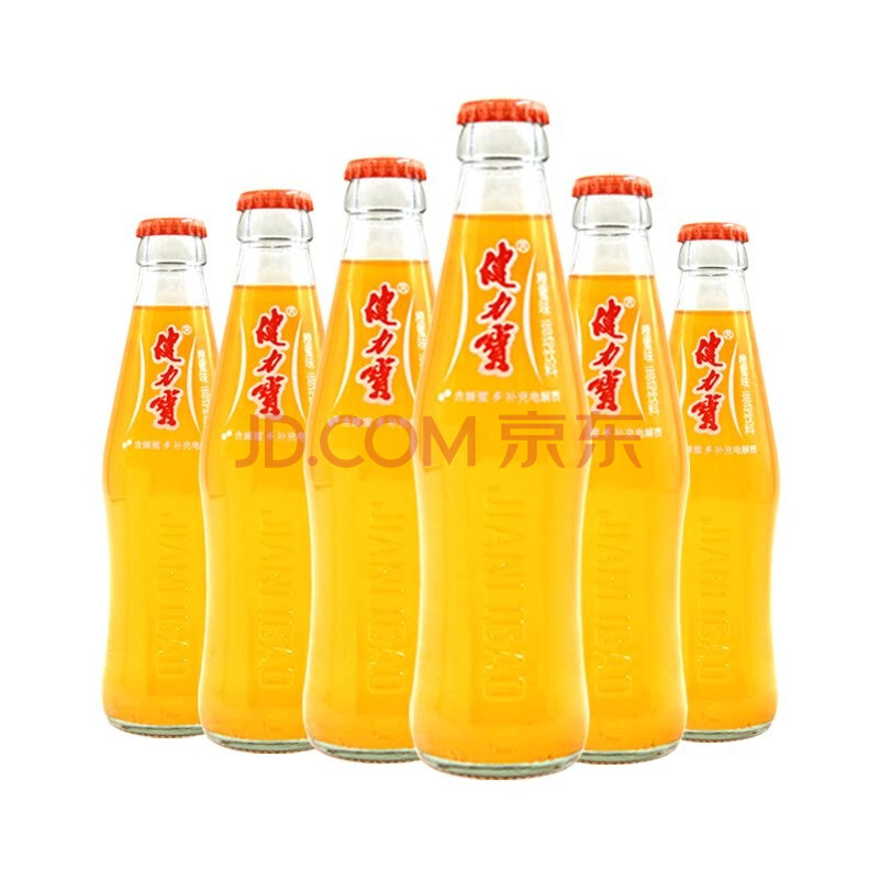 健力宝橙蜜味238ml*6瓶运动饮料碳酸饮料汽水玻璃瓶装国潮新款 橙蜜味
