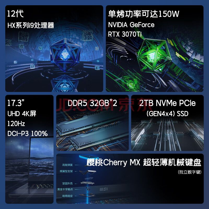 微星msi泰坦GT77 12代i9-12900HX游戏本真的配置好？功能优缺点实测 对比评测 第3张