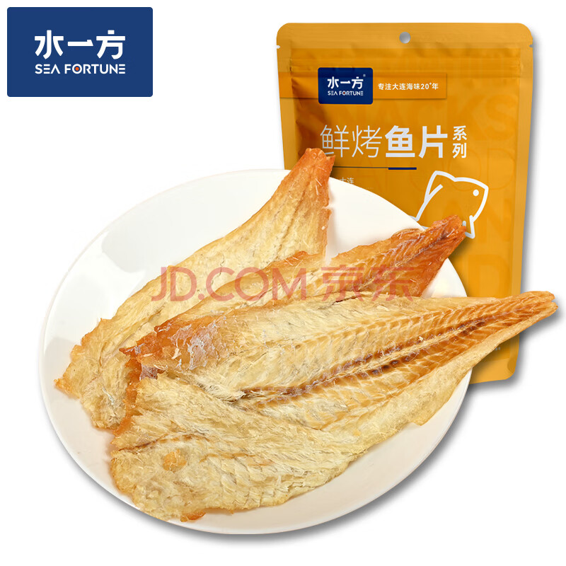 水一方 鲜烤鱼片 鳕鱼片 50g*6件