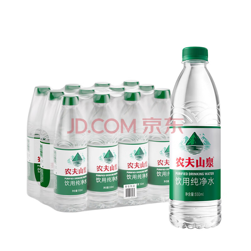 NONGFU SPRING 农夫山泉 饮用纯净水 550ml*12瓶