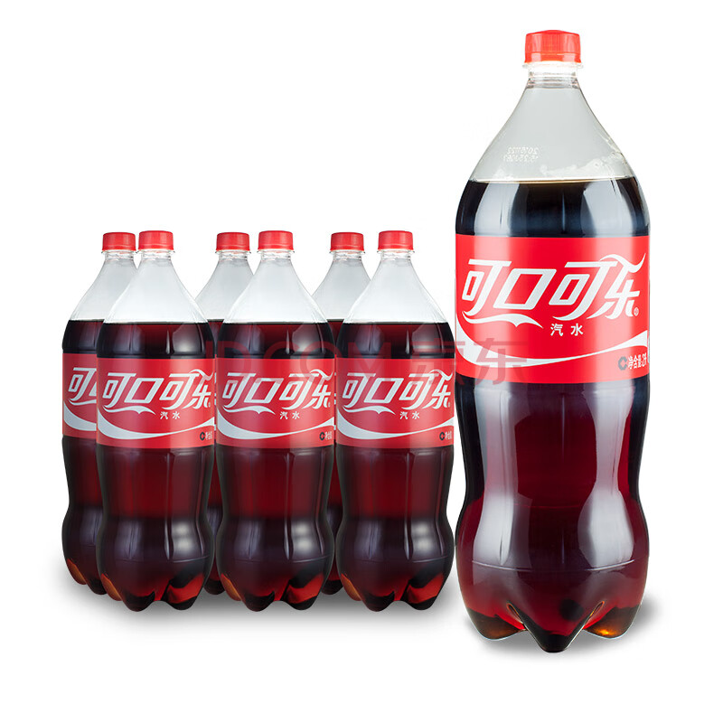                     Coca-Cola  可口可乐  汽水 碳酸饮料 2L*6瓶                