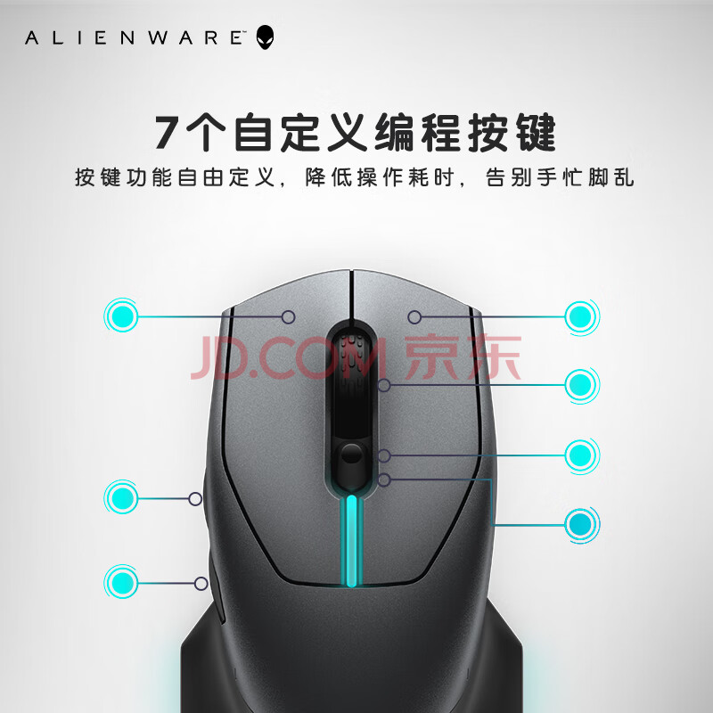 入手反馈外星人（Alienware）无线游戏鼠标AW610M质量功能如何，真实揭秘 品牌评测 第4张