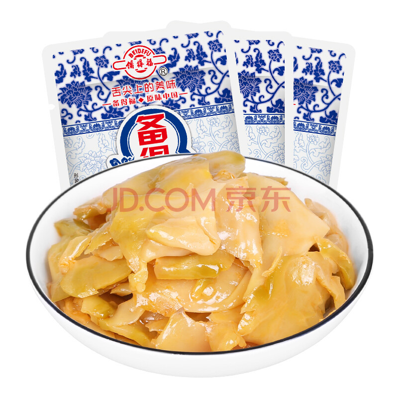 备得福余姚榨菜学生榨菜片清淡下饭菜88g*10包年货
