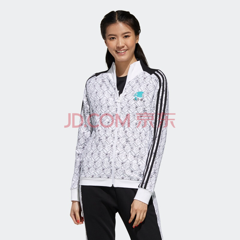 121.4元包邮  adidas 阿迪达斯 FU3582 女子运动外套