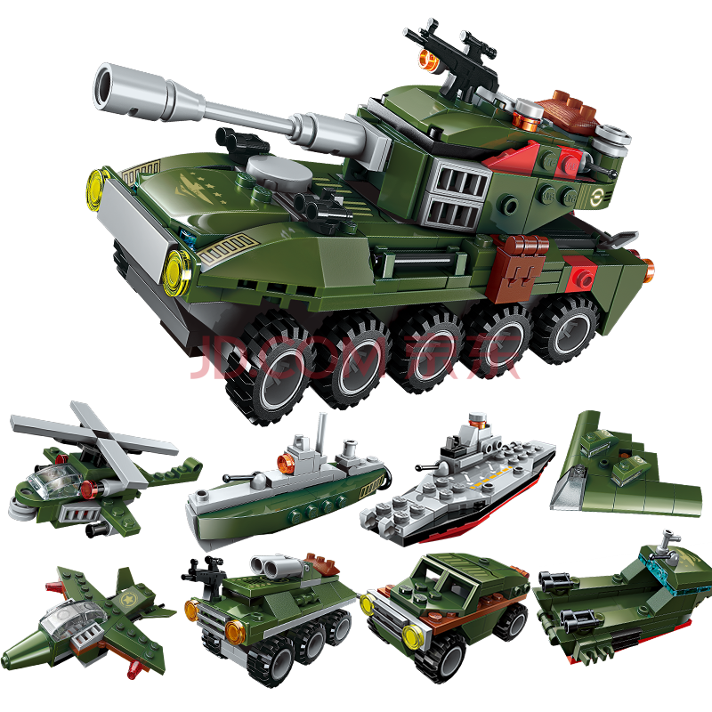 启蒙小盒装积木 兼容 乐玩具高拼插拼图 组装汽车 幼儿园小学生礼物