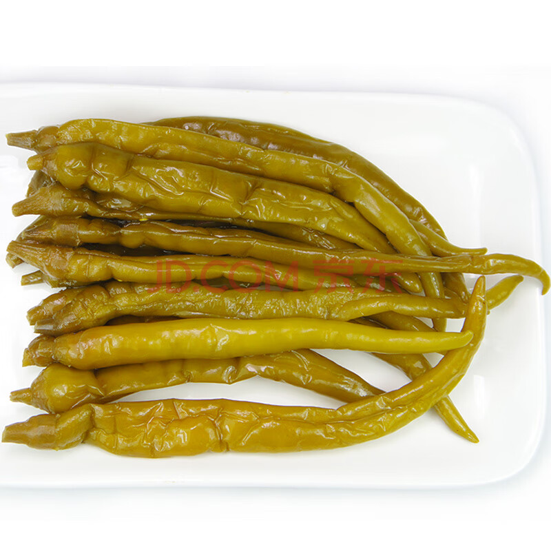四川泡菜坛泡青辣椒650g泡酸海椒青椒二荆条泡长辣椒美人椒