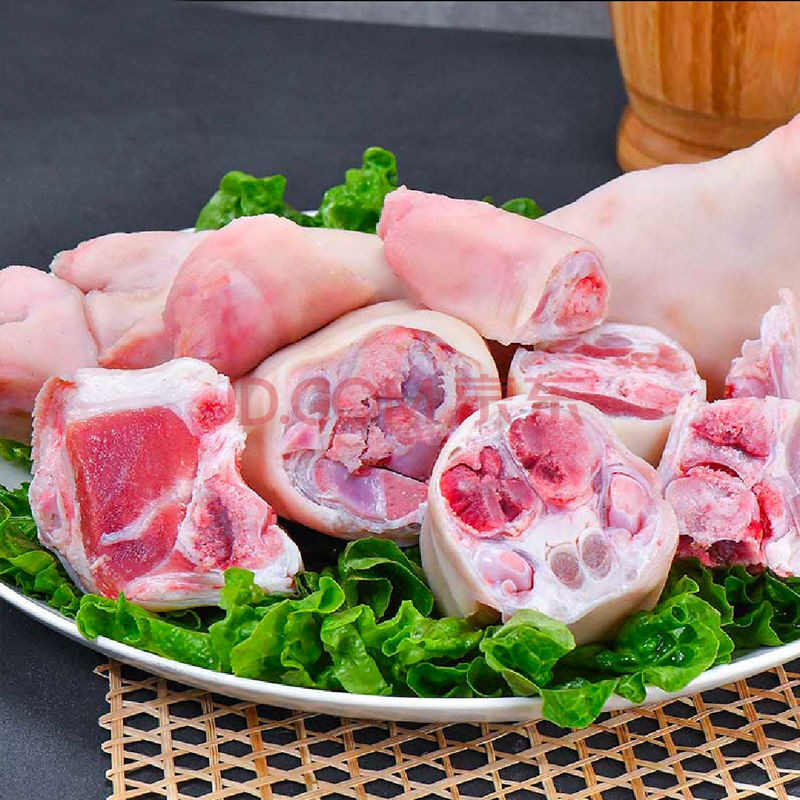 新鲜整只猪前腿带筋猪脚带猪肘子猪蹄髈生鲜冷冻腊猪腿食材 宏嘉睿 猪