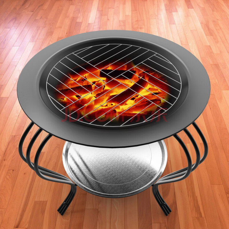 户外烧烤碳炉火炉室内炭火盆碳炉家用炉子取暖无烟碳木炭烤火炉 大号