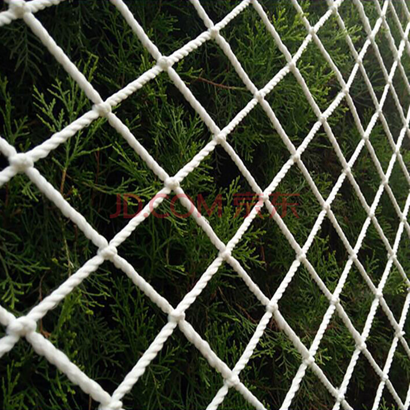 建筑安防坠网绳网尼龙网格网攀爬网防猫网楼梯阳台防护网网子 彩色5