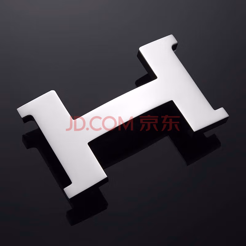 

belt (chuentye) men's belt single buckle stainless steel h buckle 4.0 style gold four-corner brushed surface 4.0 suitable for 3.8 wide strips
