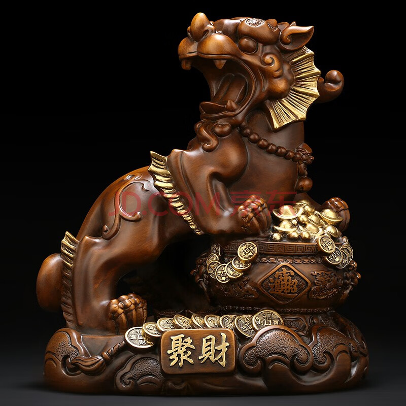 吉善缘 树脂貔貅摆件 工艺礼品中式家居办公室招财客厅