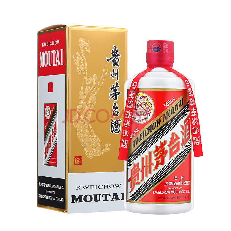 【茅台白酒】茅台 飞天 2021年 酱香型白酒 53%vol 500ml 单瓶装【行情 报价 价格 评测】-京东