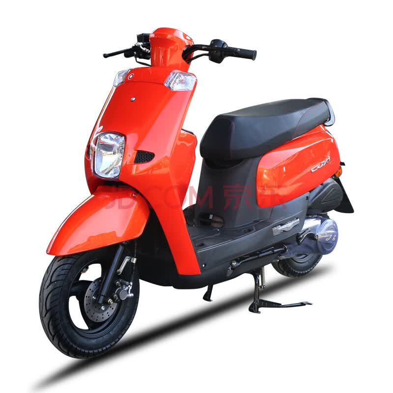 全新酷奇s5国四电喷125cc踏板摩托车巧格外卖踏板车省复古可上牌 橙色