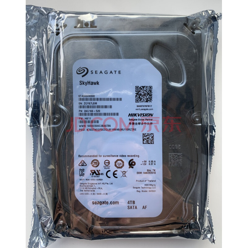 Seagate希捷ST4000VM004/VX000 4TB高清监控专用硬盘大华供货【图片 价格 品牌 报价】-京东