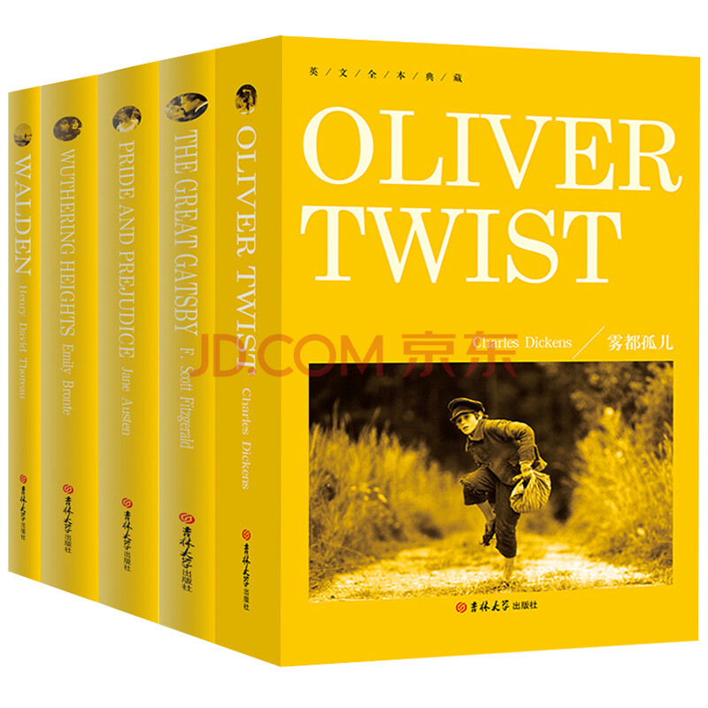 纯英文版雾都孤儿瓦尔登湖呼啸山庄傲慢与偏见了不起的盖茨比正版书全