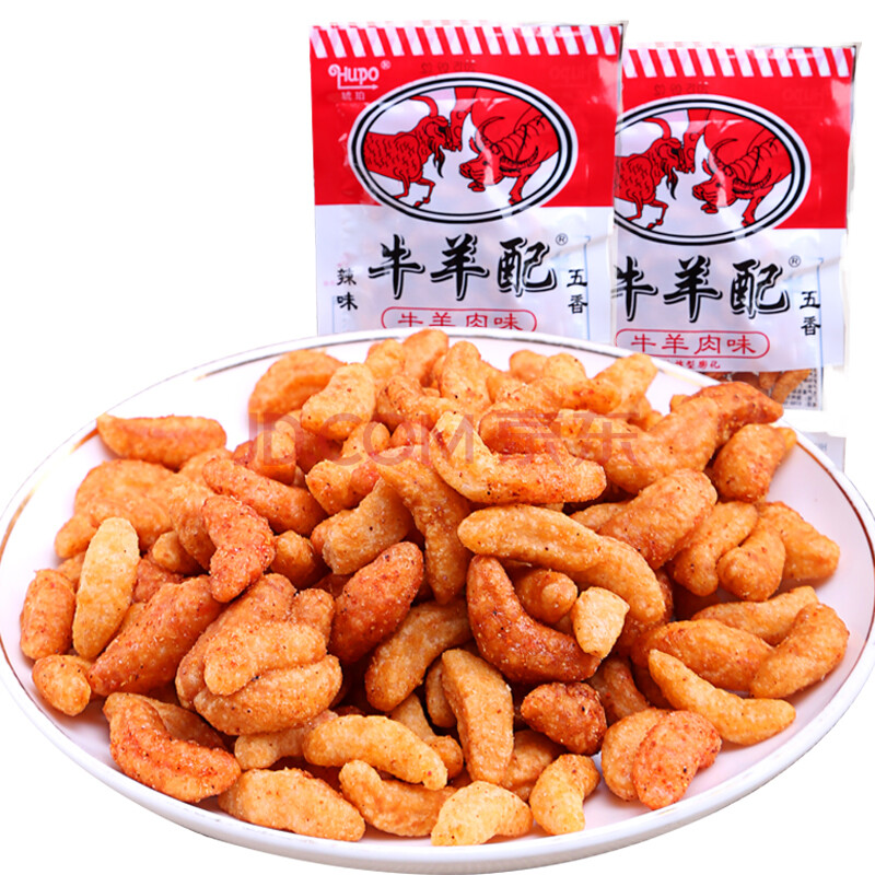琥珀牛羊配零食25g*20袋膨化食品办公室休闲8090后经