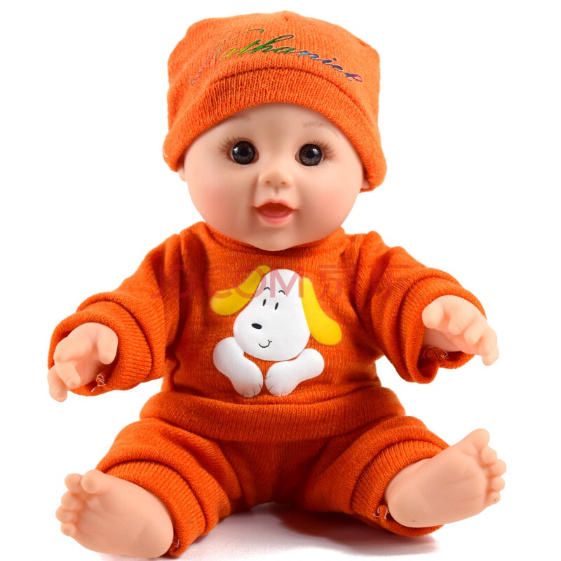 小猪佩奇(peppa pig)智能仿真婴儿公仔娃娃洗澡洋娃娃软胶女孩早教童