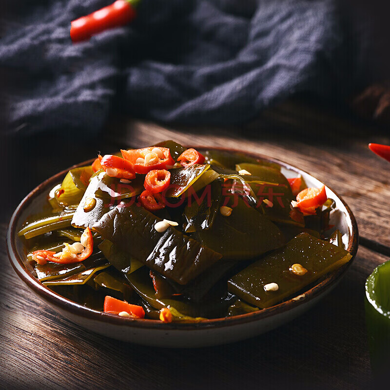 海带丝下饭菜60包开袋即食小包装零食湖南特产香辣海带片 1320g 老坛