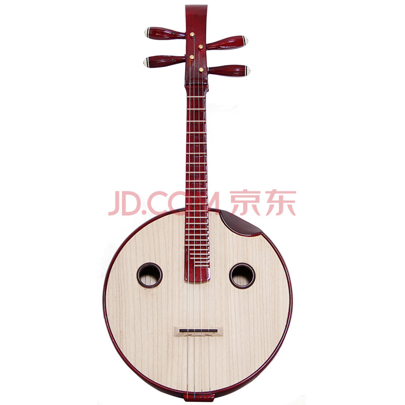 乐器乐队剧团演奏用琴成人考级演奏演出缺口阮琴硬木缺口直头圆形音孔