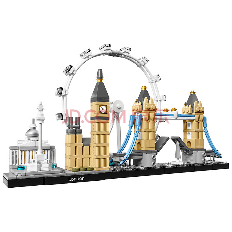 乐高(LEGO)积木 建筑系列 英国标志性建筑 12岁+ 伦敦 21034
