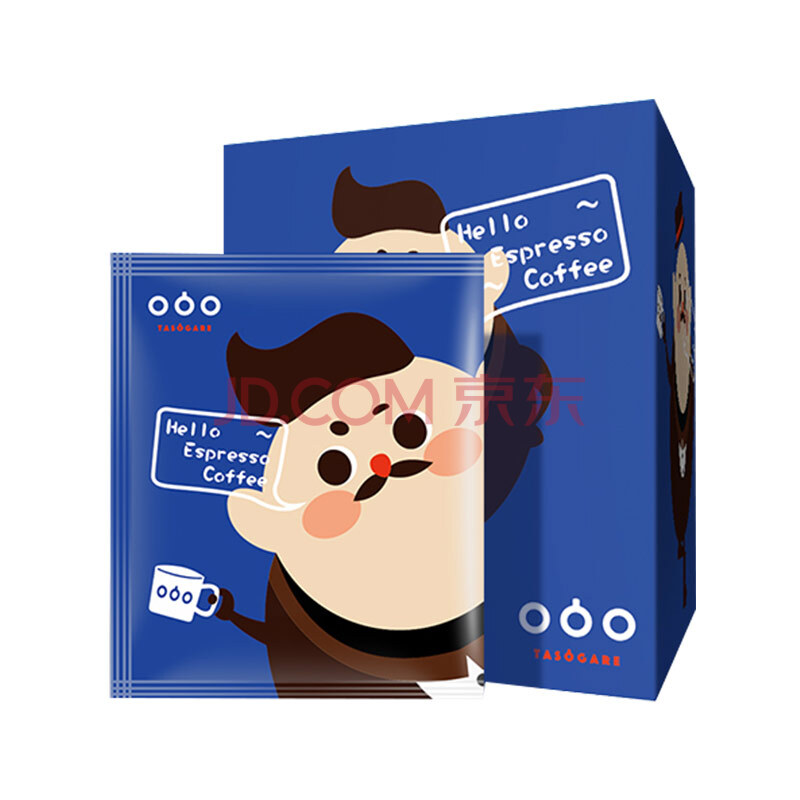 隅田川（TASOGAREDE）袋泡咖啡粉可冷萃咖啡节日礼盒 10片装蓝大叔款