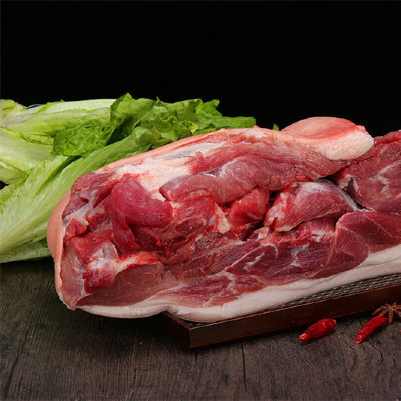 顺丰速运 猪肉鲜肉新鲜后腿肉 前腿肉 纯瘦肉 现杀生猪肉农家土猪肉